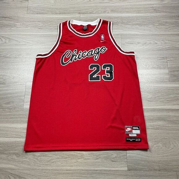 Nike Other - Vintage Michael Jordan Jersey Mens 3XL Red Nike Chicago Bulls 90s NBA Basketball
